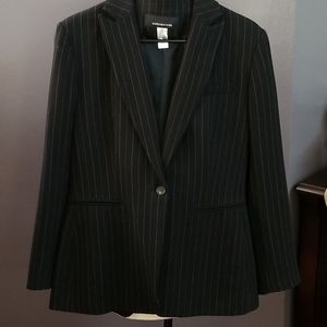 Black Pin Striped Jacket